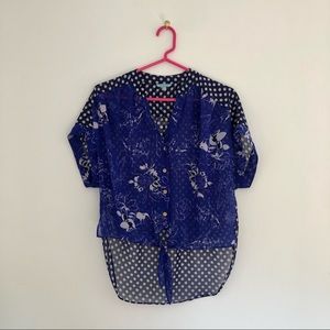 Anthropologie Leifnotes top